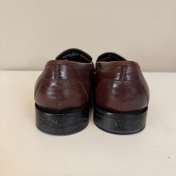 Nunn Bush Dress Flex Slip On Size 11M Brown Leather Classic Formal Office Career main image 5